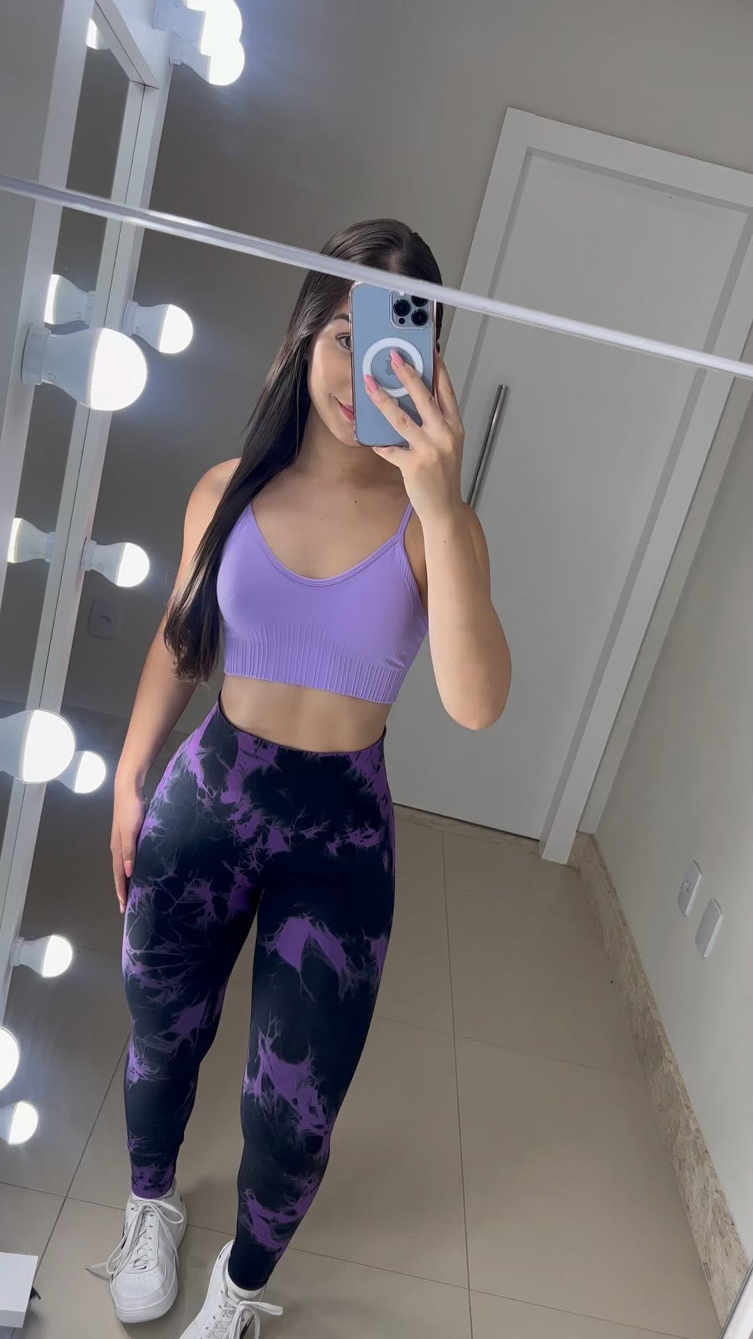 Conjunto fitness Nebula Purple